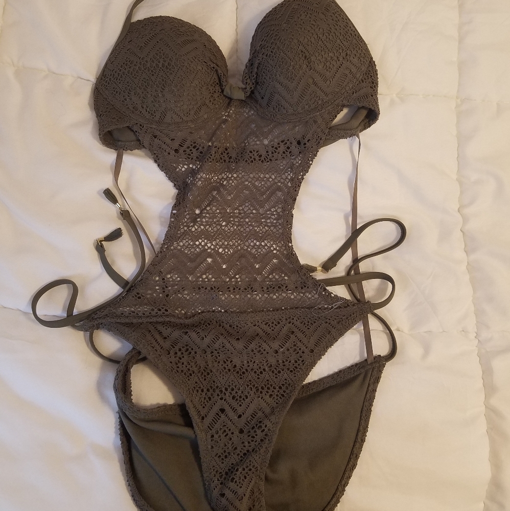 Brand new olive one piece